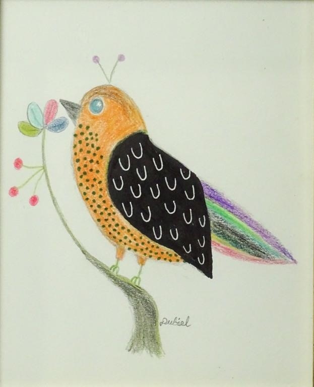 Artwork by John Dubiel, Bird, Made of Drawing