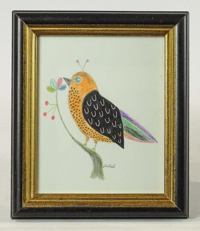 Artwork by John Dubiel, Bird, Made of Drawing