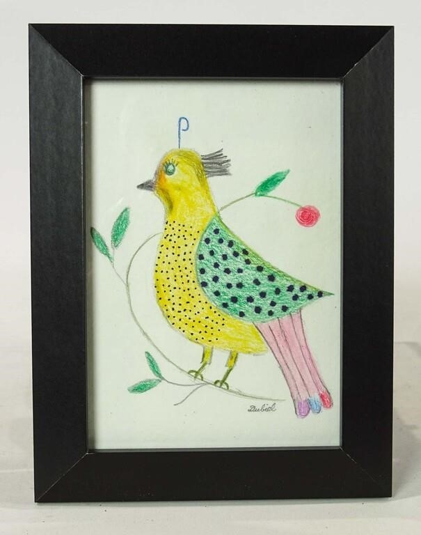 Artwork by John Dubiel, Bird, Made of Drawing