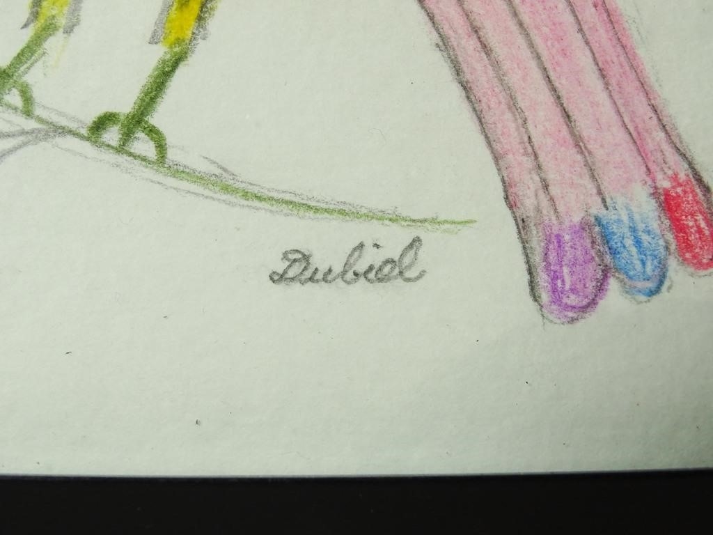 Artwork by John Dubiel, Bird, Made of Drawing