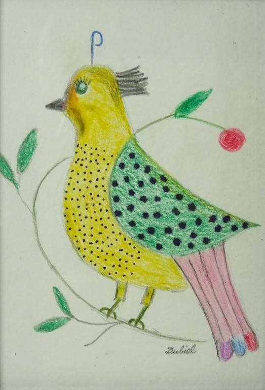 Artwork by John Dubiel, Bird, Made of Drawing