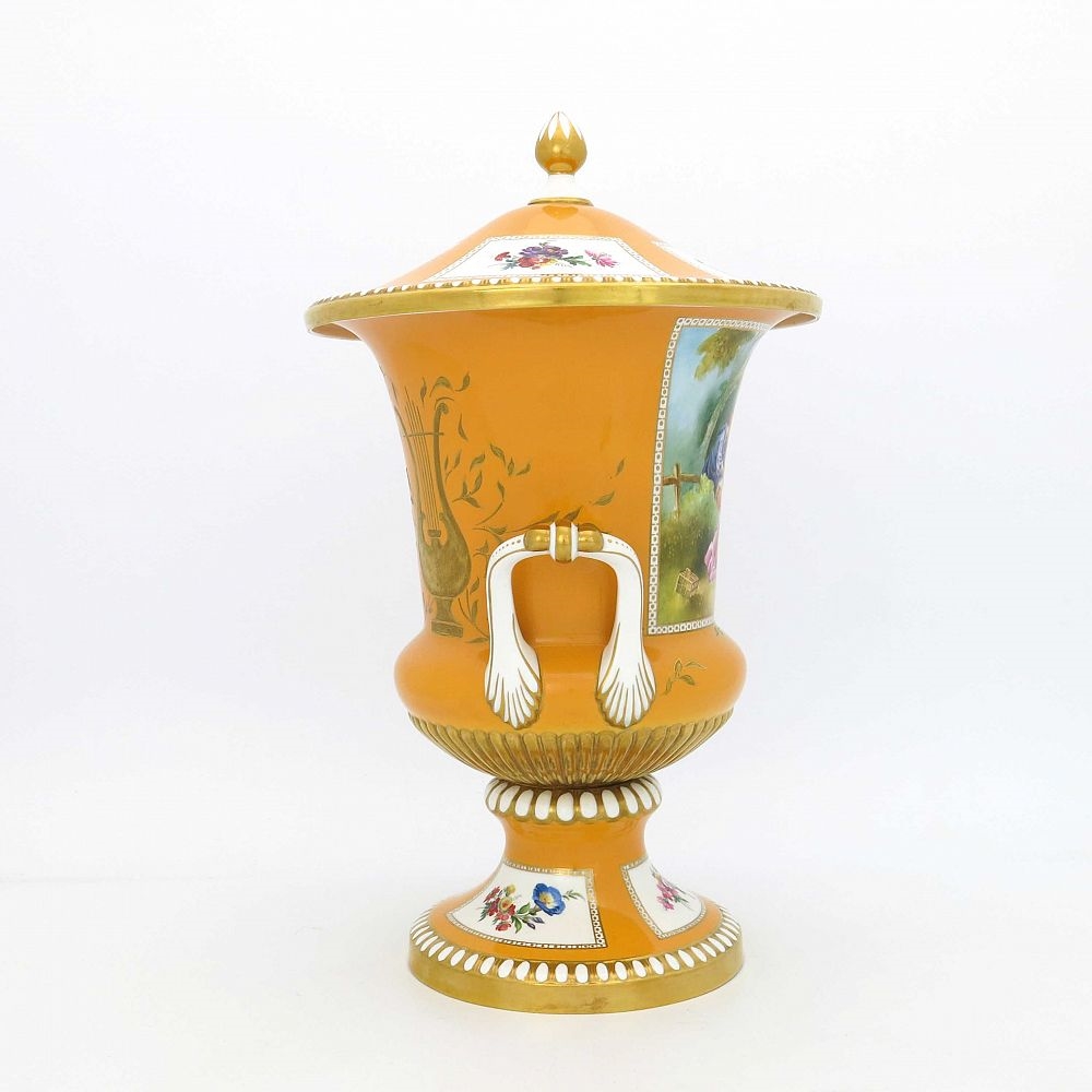 Artwork by R.A. Shufflebotham, A large Campana urn vase and cover