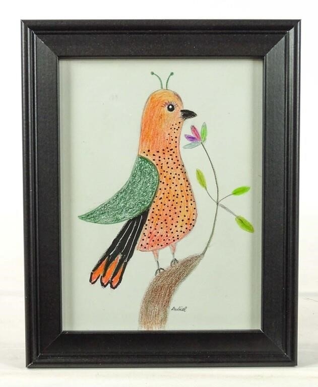 Artwork by John Dubiel, Bird, Made of Drawing