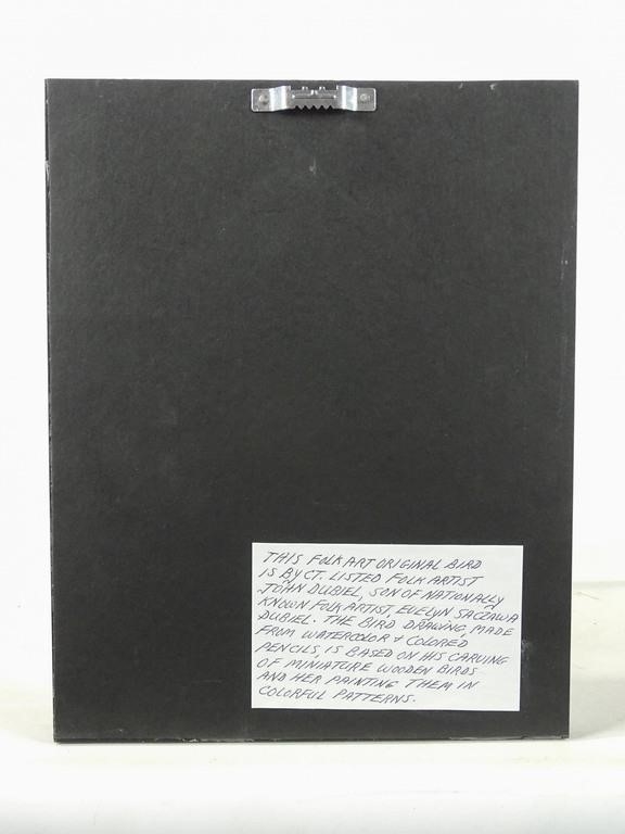 Artwork by John Dubiel, Bird, Made of Drawing