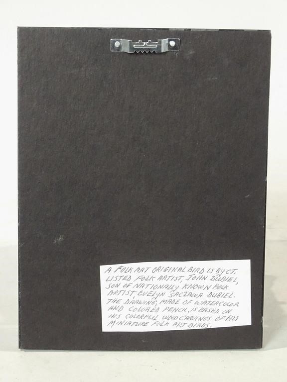 Artwork by John Dubiel, Bird, Made of Drawing