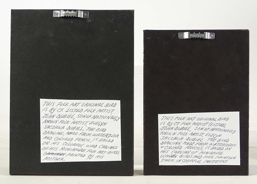 Artwork by John Dubiel, Birds, Made of Colored pencil (2)