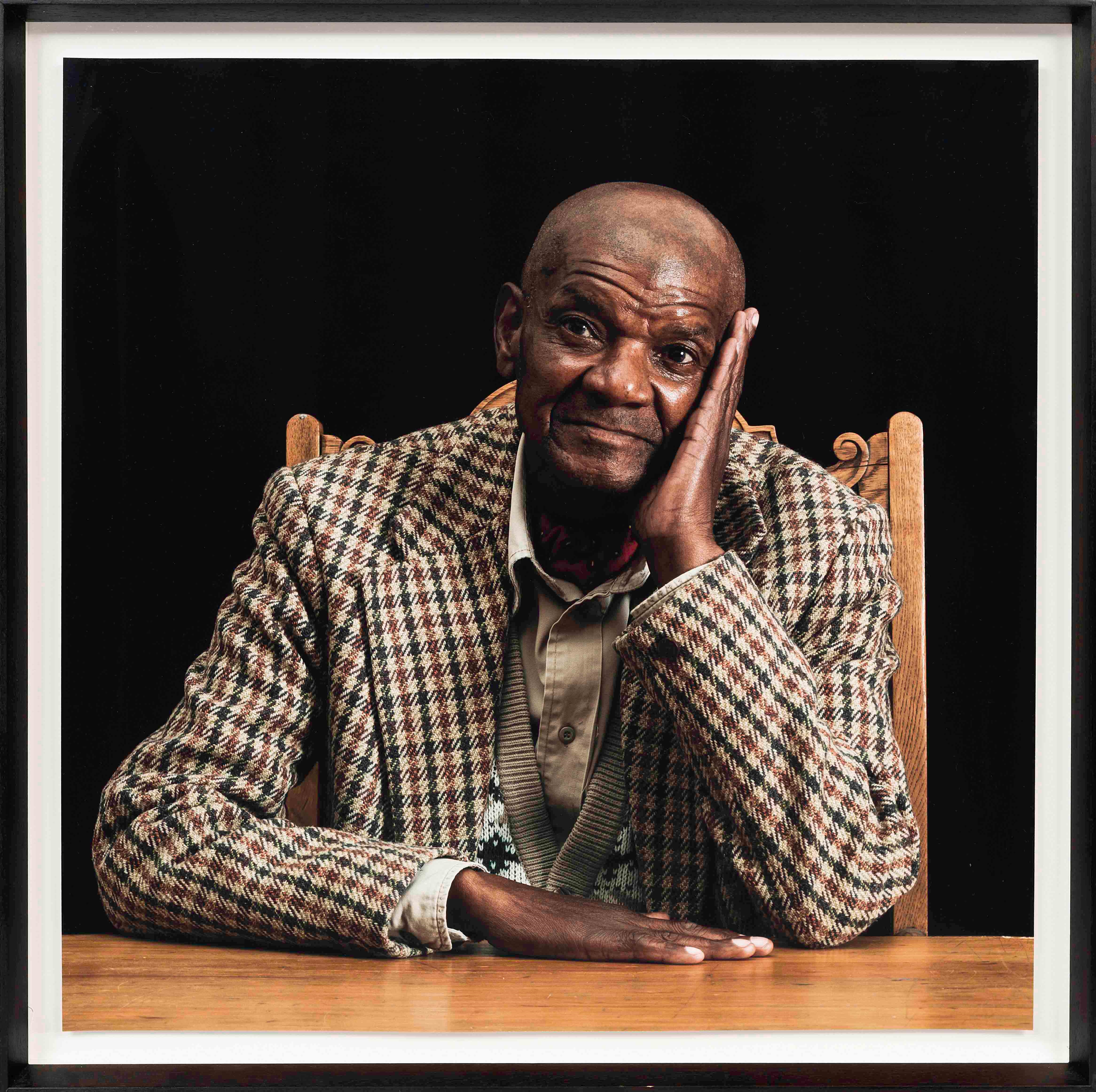 Artwork by Jonathan Basckin, Portrait (from the 60+ Counts Exhibition), Made of archival inkjet print