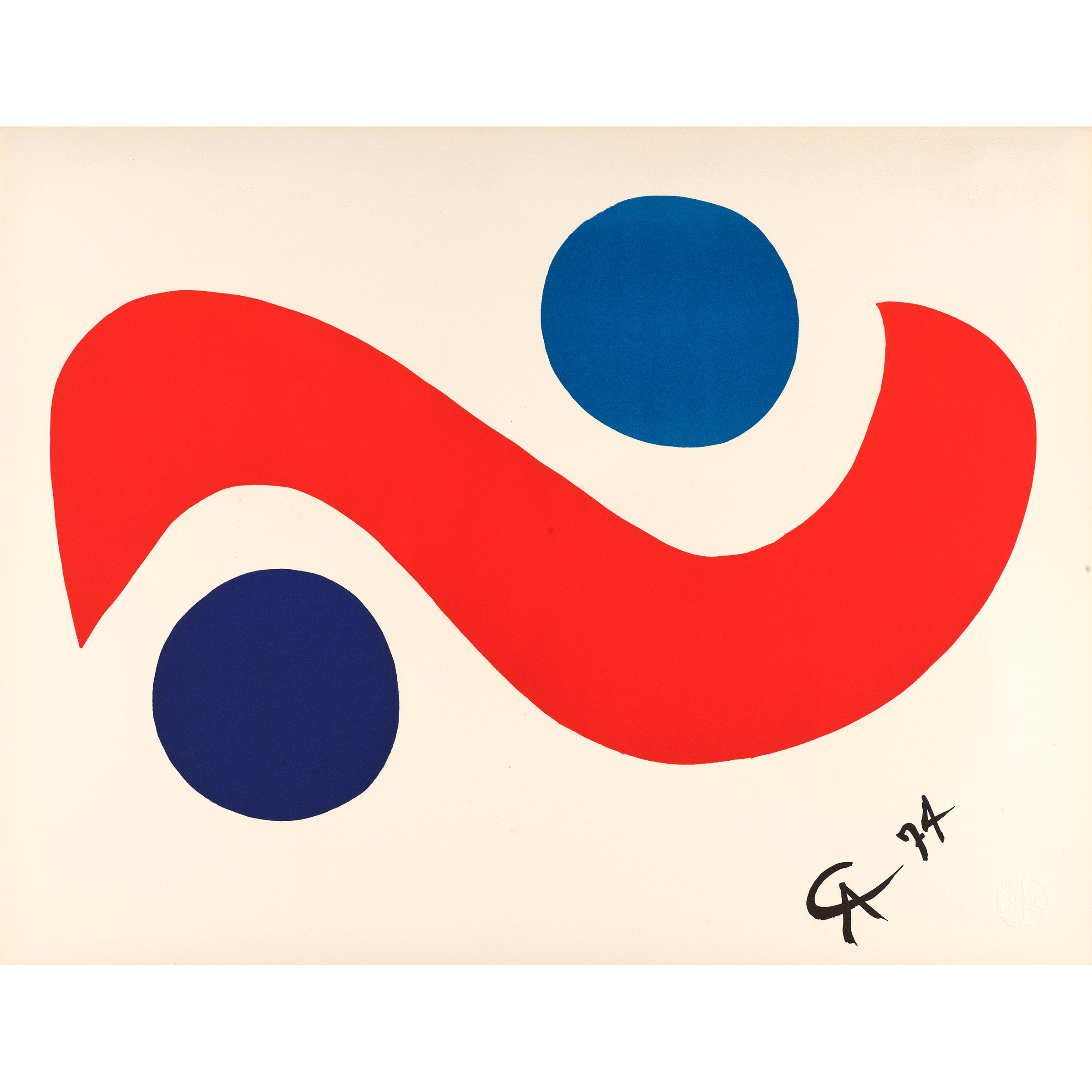 Alexander Calder | Flying Colors (5 works) (1974) | MutualArt