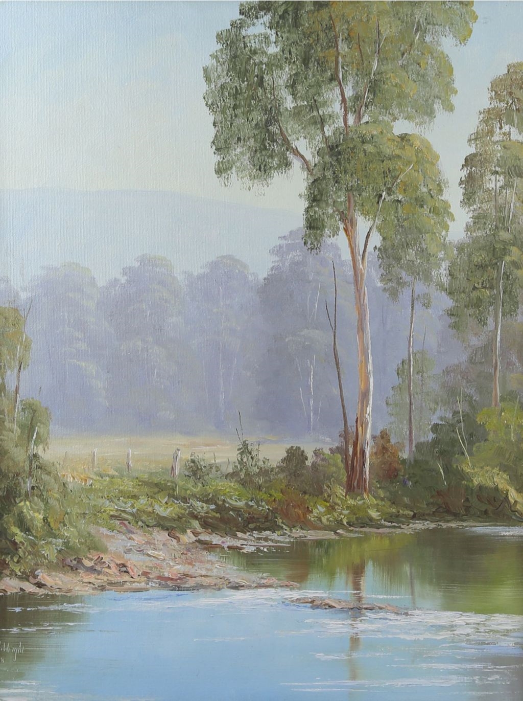 Keith Wright | River Scene (1998) | MutualArt