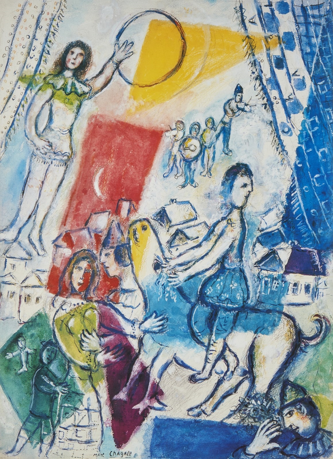 Joie du Cirque by Marc Chagall