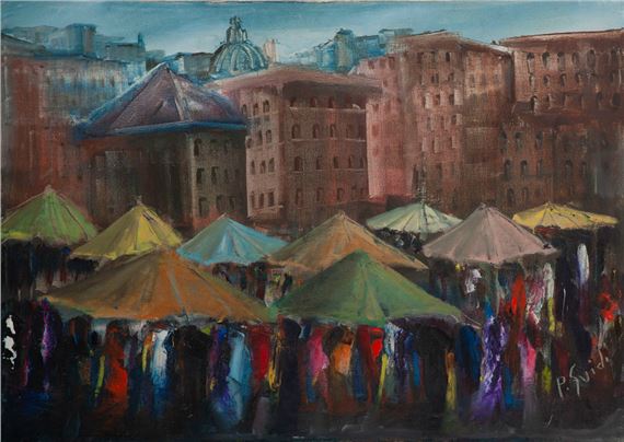 Un rione romano by Pietro Guidi, 1973