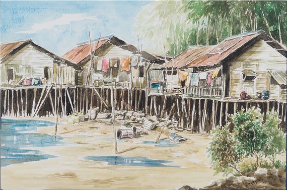 Kampong Scene - Sujak Rahman