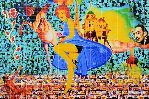 Marilyn nell'atelier Dalì by Maria Murgia, 2021