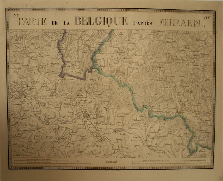 Pierre Bouillon Map of the Belgian side on the CHINY side after