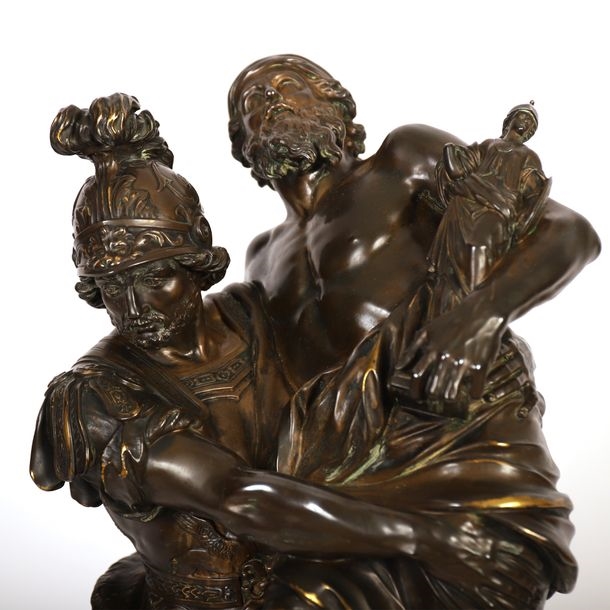 François Girardon ÉNÉE, ANCHISE ET ASCAGNE (19th Century) MutualArt
