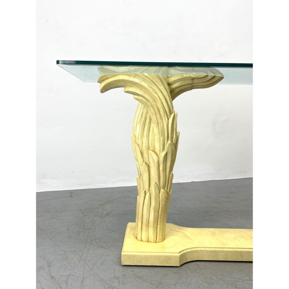 Serge Roche | Serge Roche style Tree Form Console Hall Table. Double ...