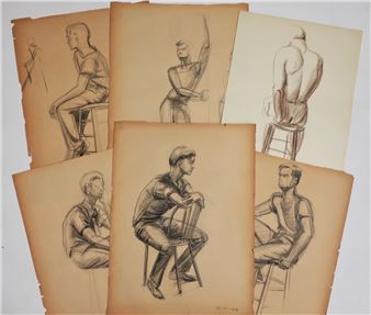 Male Figure Study - Nevart Dohanian