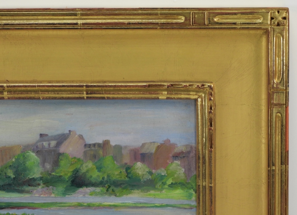 Artwork by Kate F. Pierce, Landscape, Made of Oil on canvas laid on board