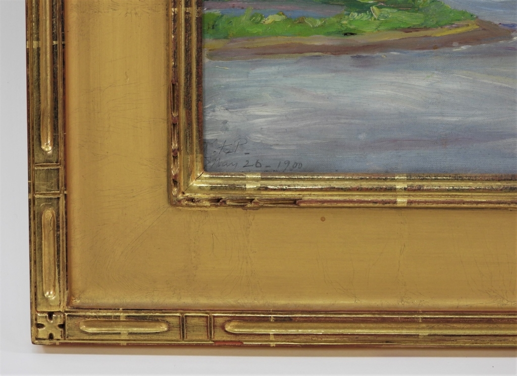 Artwork by Kate F. Pierce, Landscape, Made of Oil on canvas laid on board