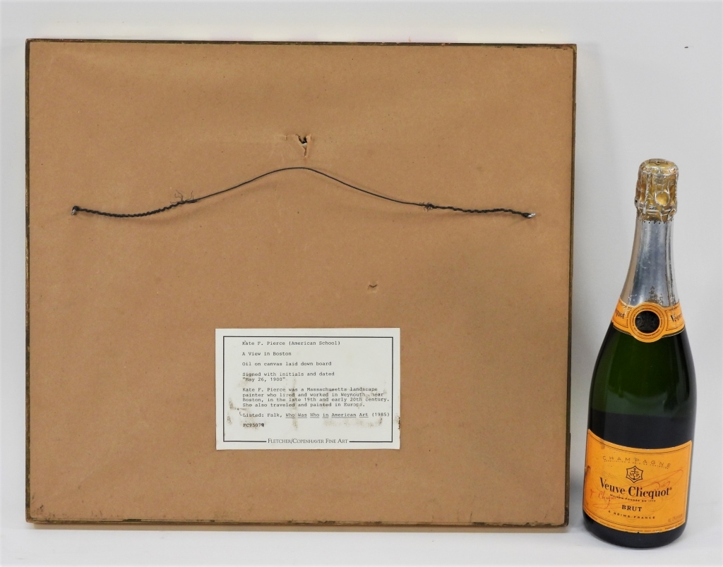 Artwork by Kate F. Pierce, Landscape, Made of Oil on canvas laid on board