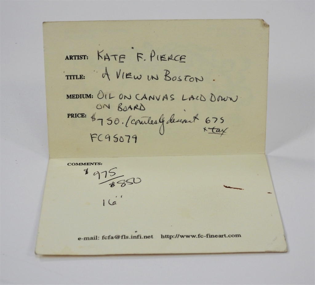 Artwork by Kate F. Pierce, Landscape, Made of Oil on canvas laid on board