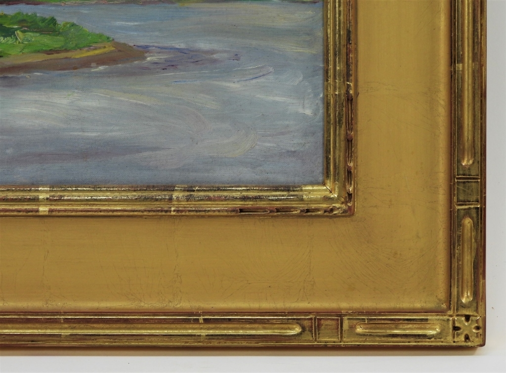 Artwork by Kate F. Pierce, Landscape, Made of Oil on canvas laid on board