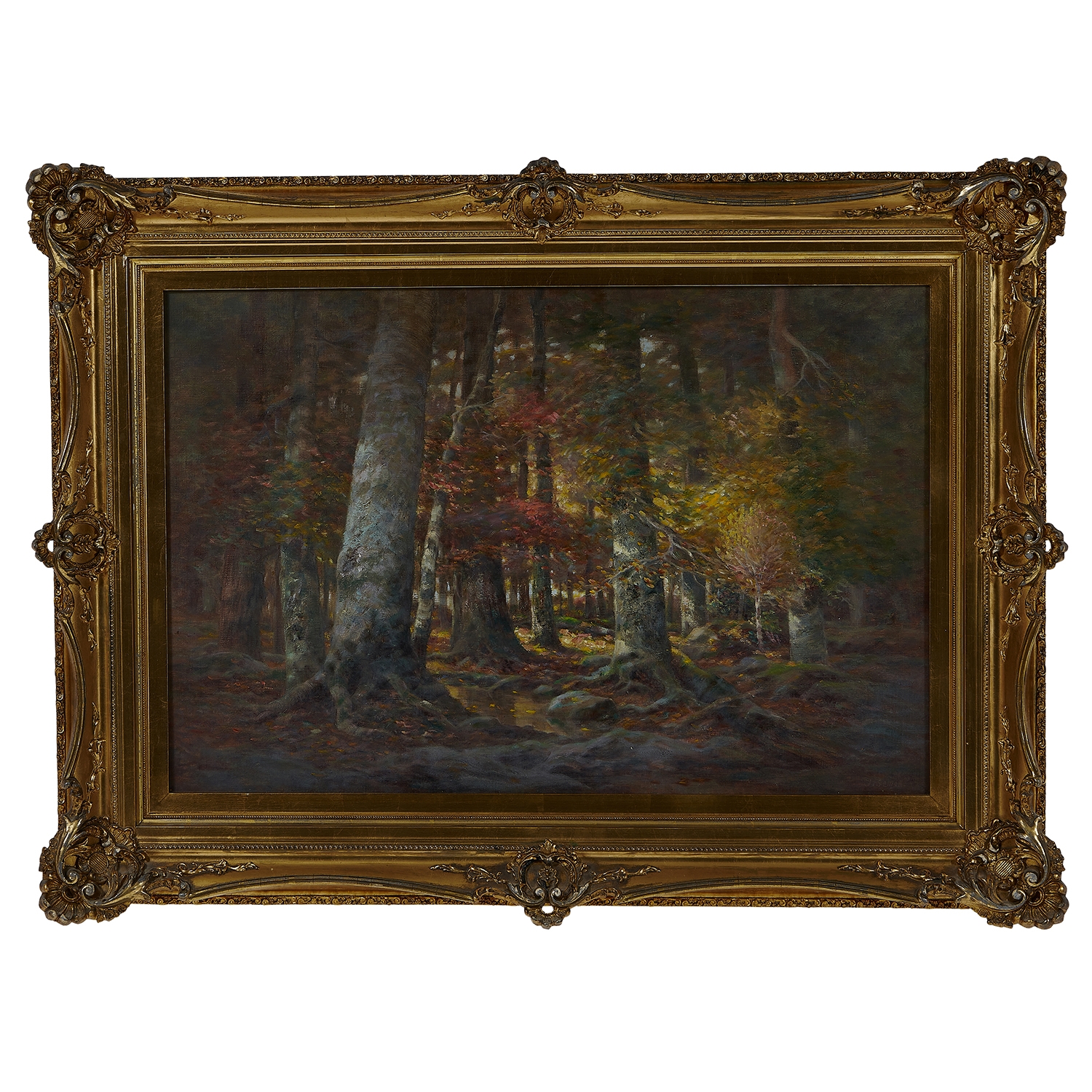 Artwork by John Semon, Forest Landscape, Made of oil on canvas