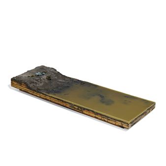Polluted River Open Diorama - Michael Ashkin