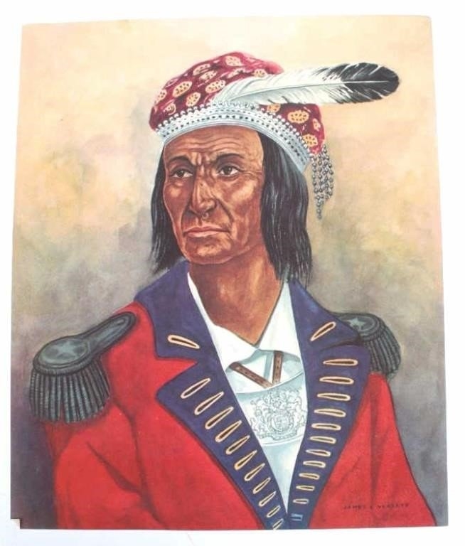 James Vlasaty Famous Native American Indian Chiefs MutualArt