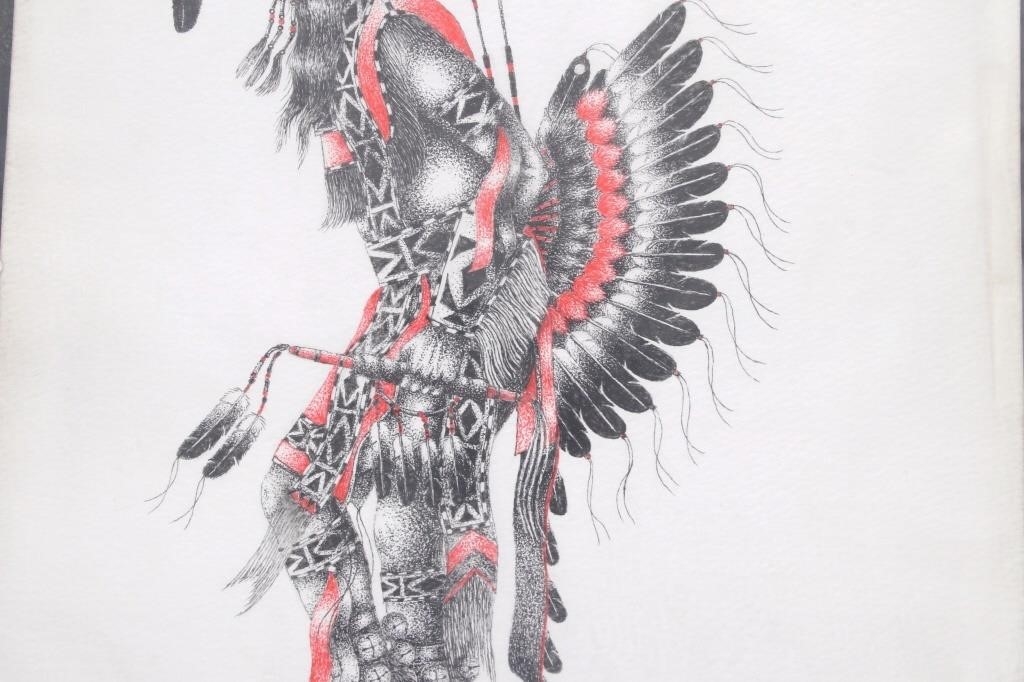 Joe Broken Rope | Native American dancer (2000) | MutualArt