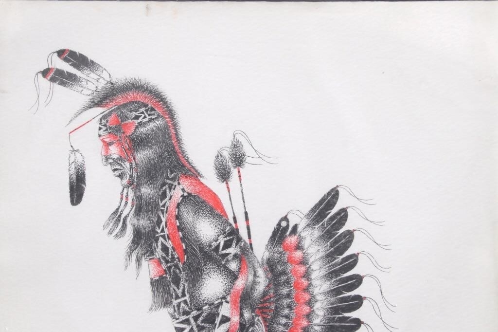 Joe Broken Rope | Native American dancer (2000) | MutualArt