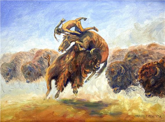 Buffalo Hunt - Charley Earnesta