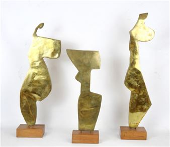 the young girl, the pregnant woman, the woman - Jean Touret