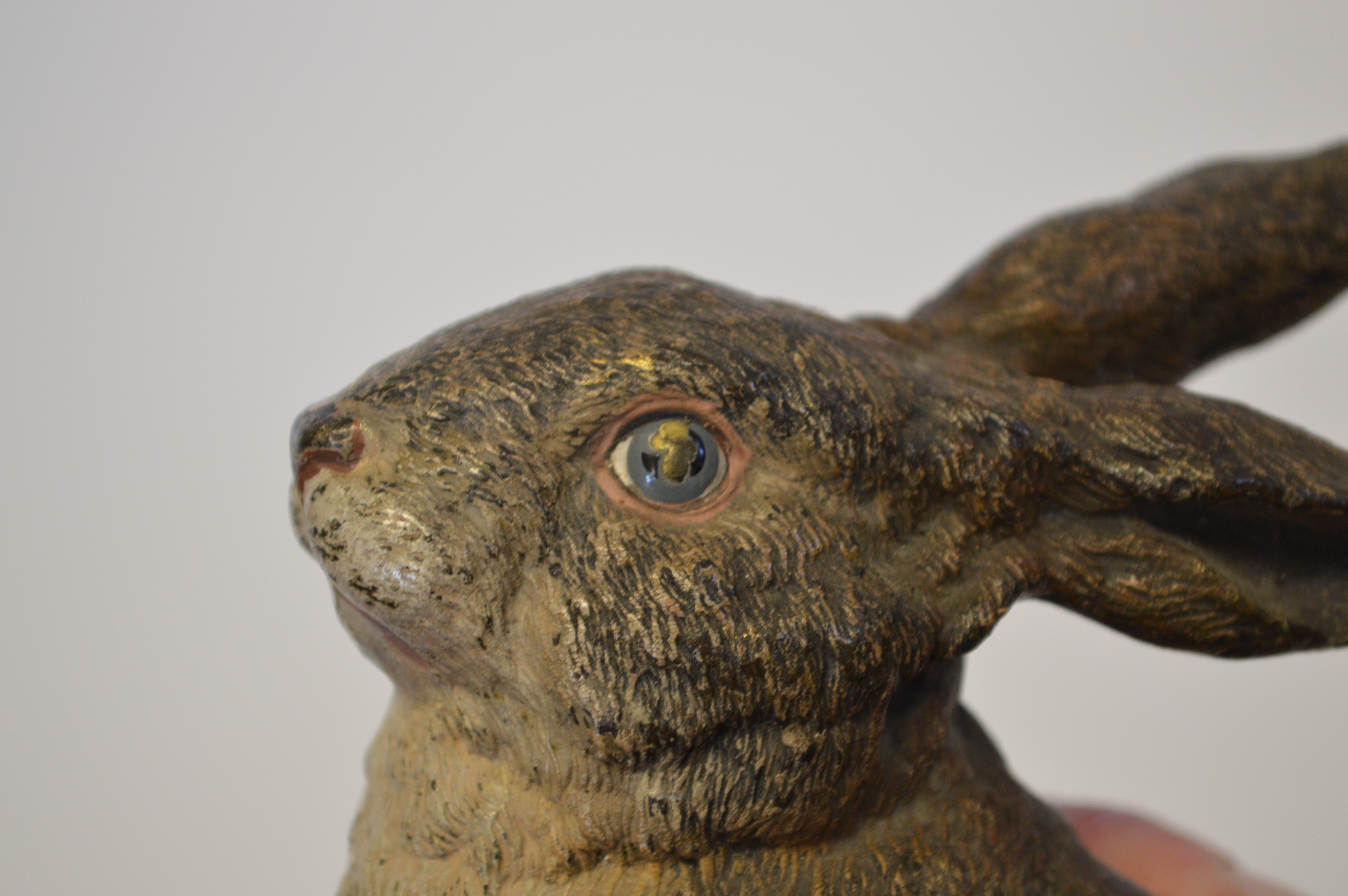 Franz Bergman‏ | Large Austrian cold painted bronze model of a rabbit ...
