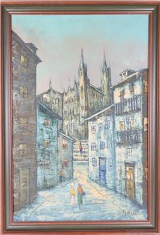 City scene - M. Duval