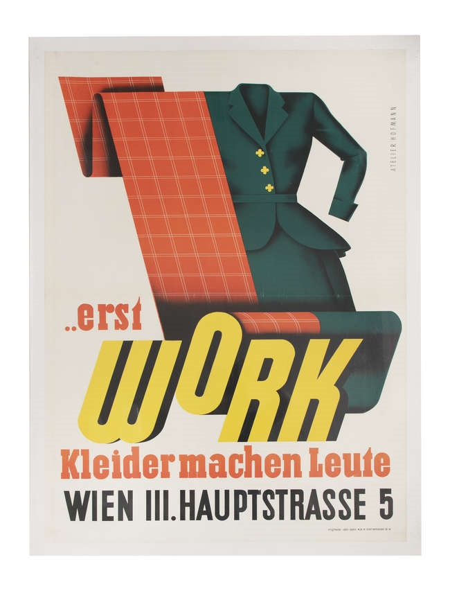 Work (Women's Suit Poster) - Walter Hofmann