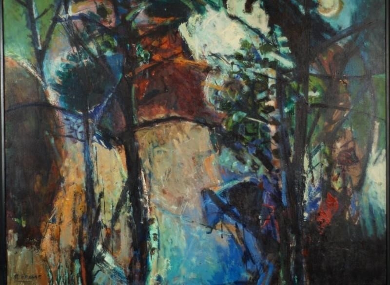 Robert Frame oil on canvas MutualArt