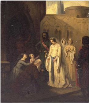 Segnung einer Pilgergruppe - Aimé-Benoit Marquet