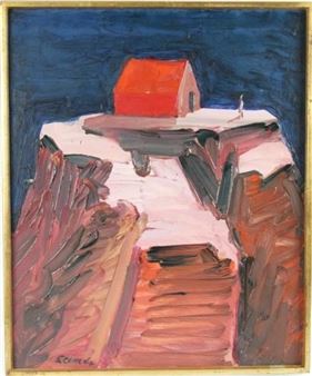 24" x 20" oil on canvas - Arthur Secunda