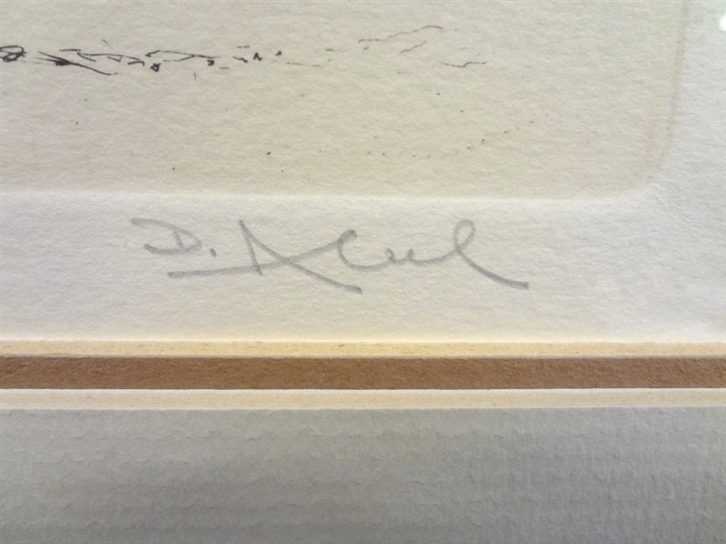 Artwork by David Abel, (2) David Abel Etchings: Pole Peddler, Made of Etchings