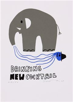 Drinking new cocktail - Jenni Tuominen