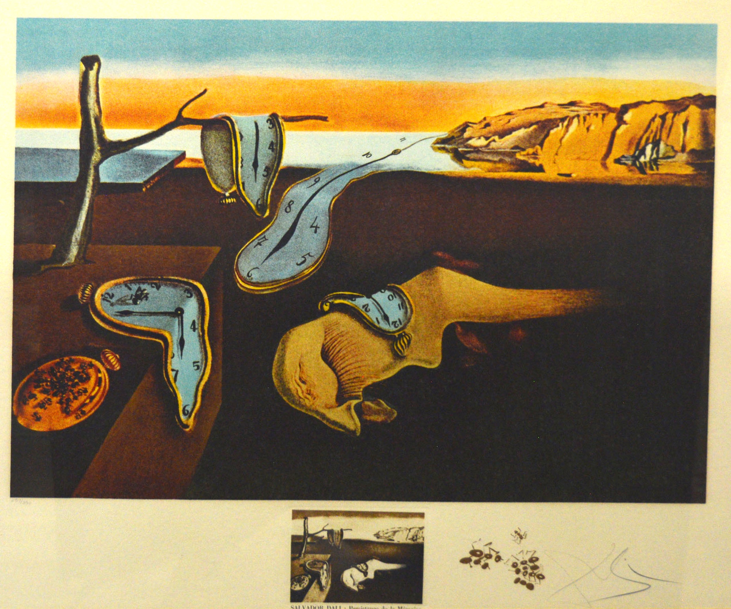 Salvador Dalí | Changes in Great Masterpieces Persistence of Memory ...