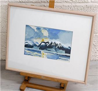 Sun Setting Over Trondheims Fjord - Frances Hatch