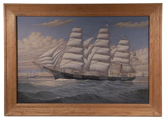"Ship 'P.R. Hazeltine' by Percy Sanborn, 1876