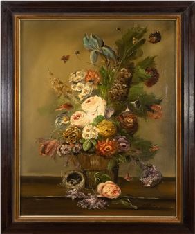 Decorative floral still life - Dieter Lehmann