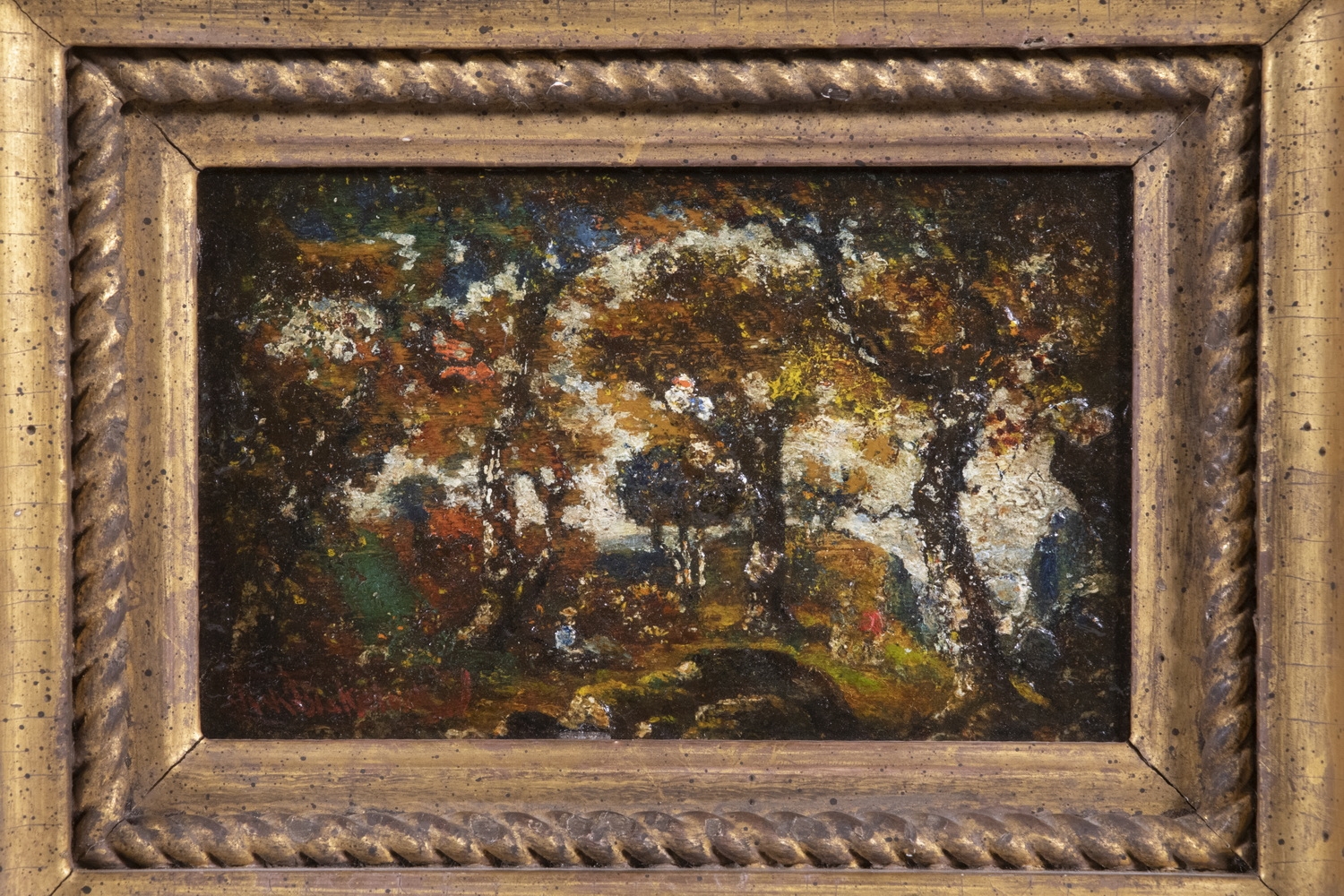 Ralph Albert Blakelock | Thick Forest Landscape (1972) | MutualArt