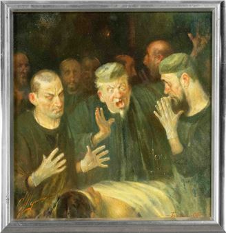 Choleric Doctor during an Anatomy Lesson - Sergey Mikhailovich Shulga