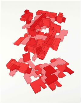 Untitled, figure 760, Untitled, three geese - Heinz Reinhold Köhler