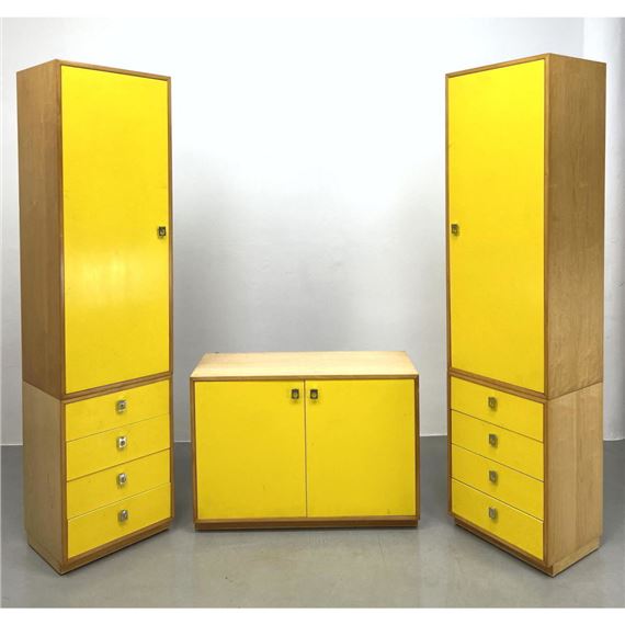 Yellow Pop Cabinet Set by Jack Cartwright