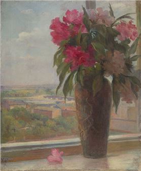 Flowers in the window - Emilia Wylezynska